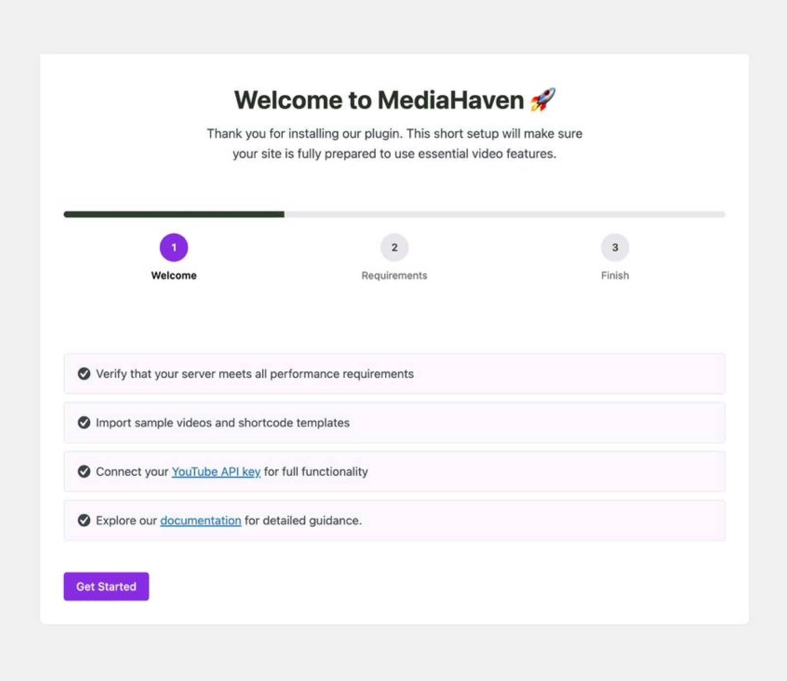 MediaHaven Setup Wizard