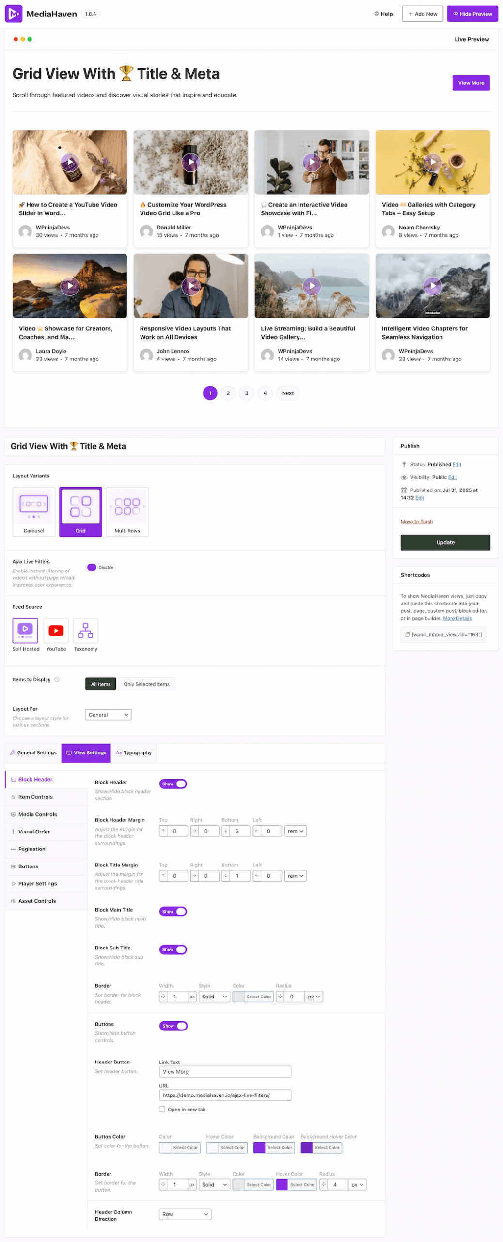 MediaHaven Video Gallery