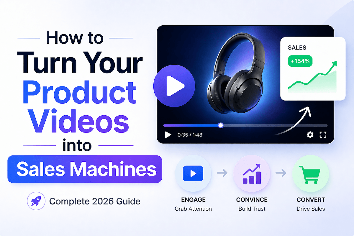 How to Turn Your Product Videos into Sales Machines (Complete 2026 Guide)