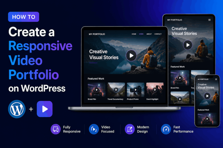 How to Create a Responsive Video Portfolio on WordPress