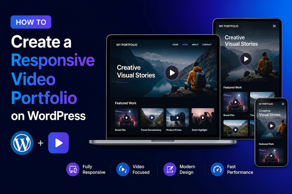 How to Create a Responsive Video Portfolio on WordPress