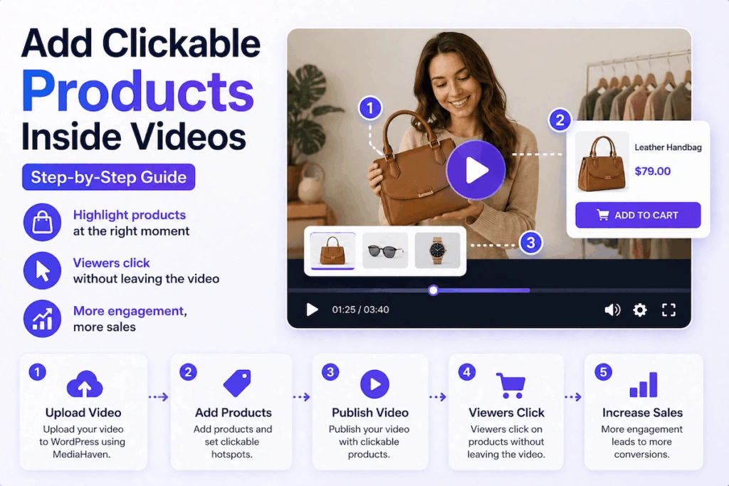 Add Clickable Products Inside Videos (Step-by-Step Guide)