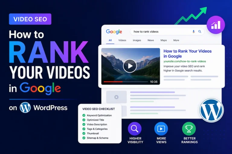 Video SEO on WordPress How to Rank Your Videos in Google
