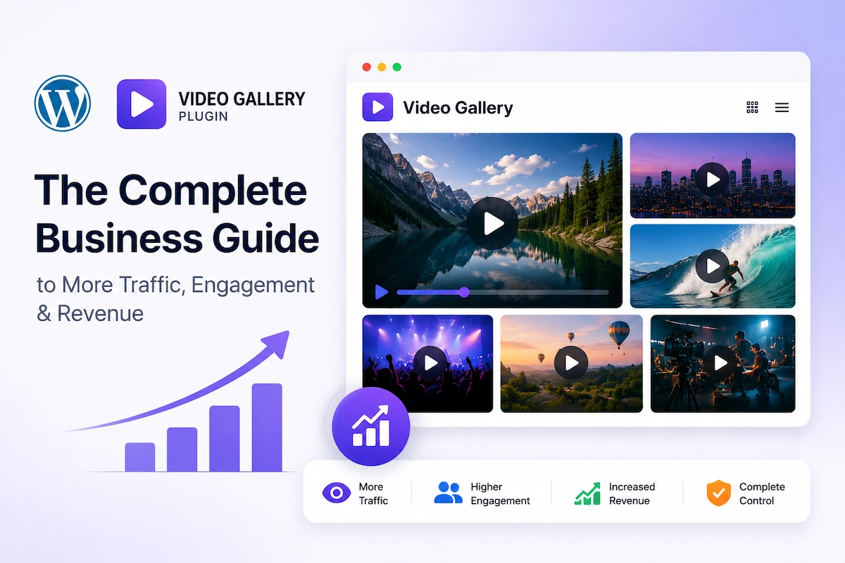WordPress Video Gallery Plugin: The Complete Business Guide to More Traffic, Engagement & Revenue
