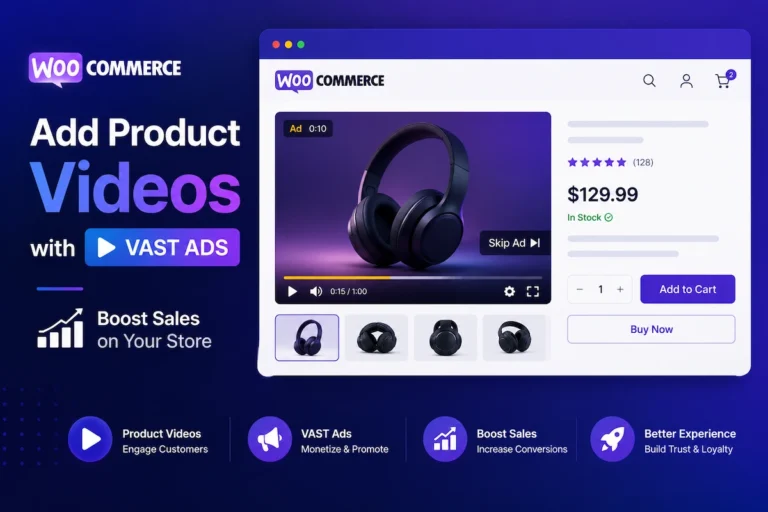 How to Add WooCommerce Product Videos with VAST Ads to Boost Sales