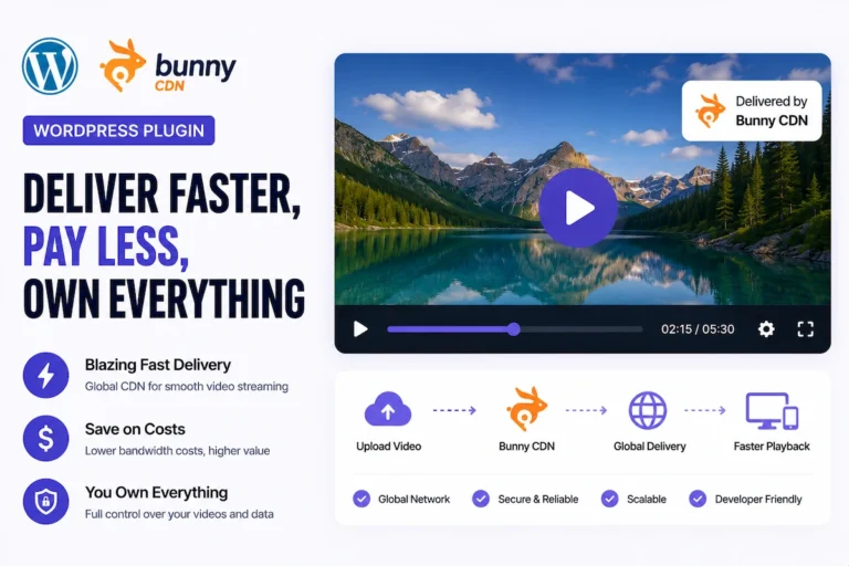 WordPress Bunny CDN Plugin for Video
