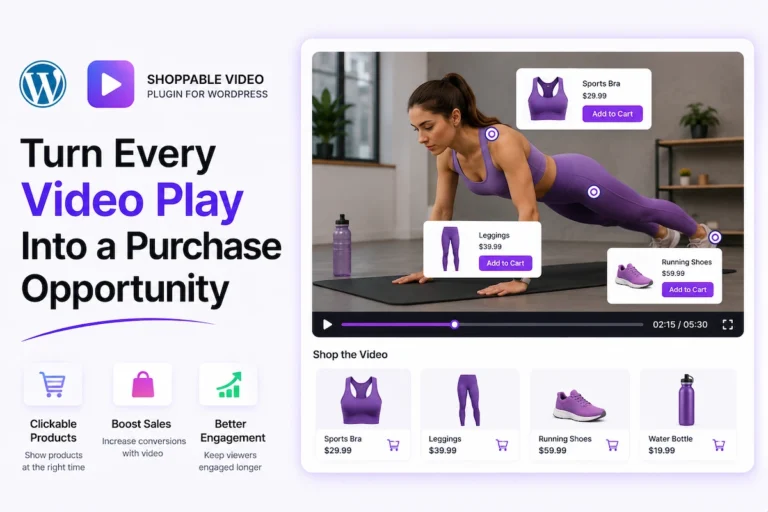 WordPress Shoppable Video Plugin