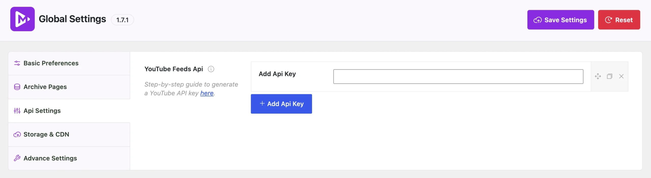 YouTube API Key