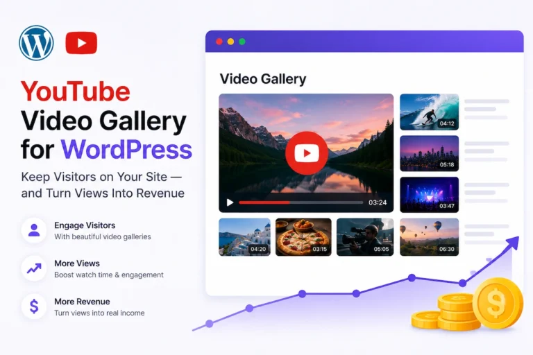 YouTube Video Gallery for WordPress