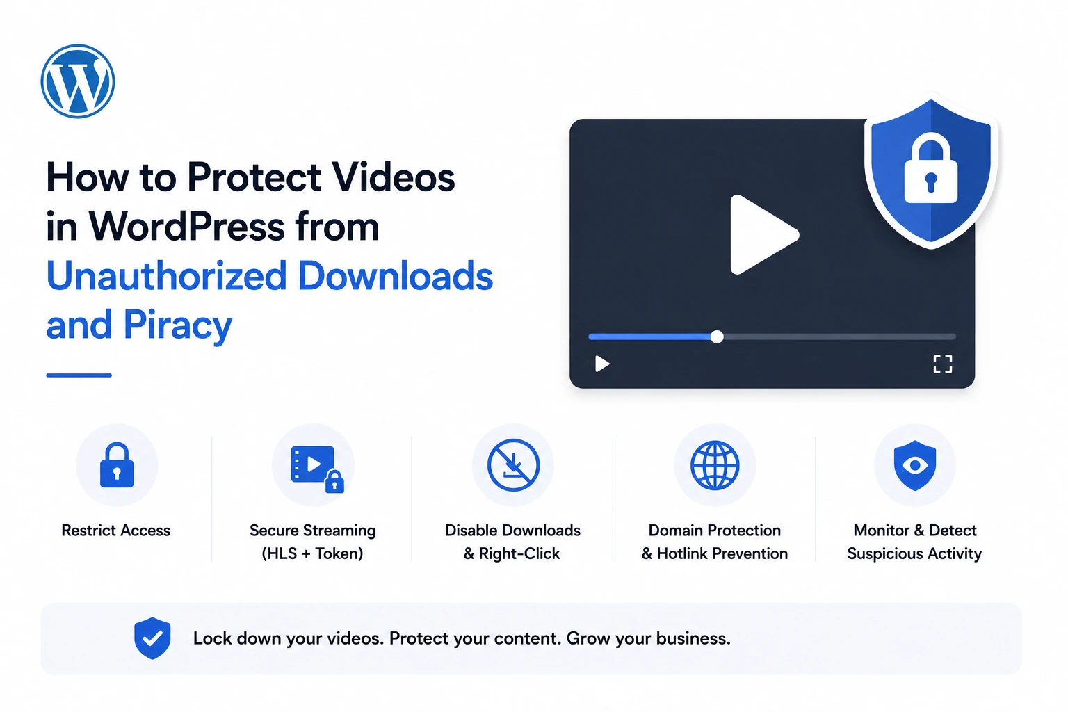 How to Protect Videos in WordPress from Unauthorized Downloads and Piracy