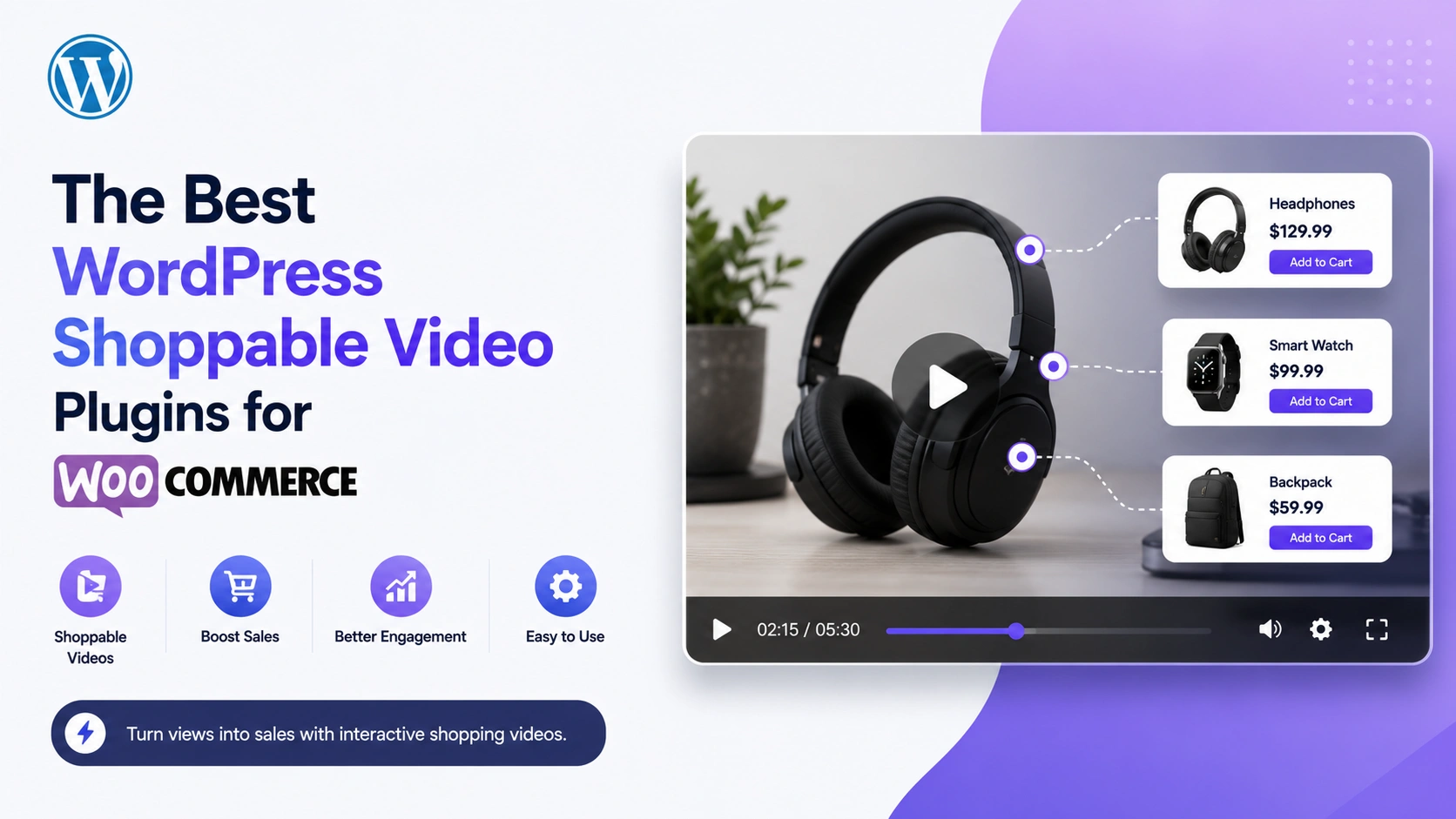 The Best WordPress Shoppable Video Plugins for WooCommerce (2026)