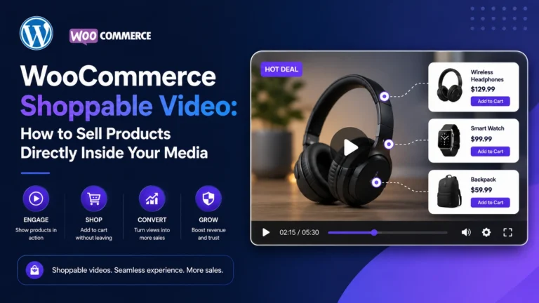 WooCommerce Shoppable Video