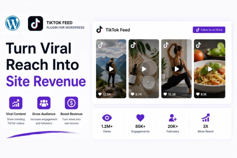 WordPress TikTok Feed Plugin